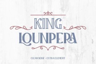 A Display Font for Editorial Impact: King Lounpera