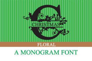 Christmas Floral Font: Elevate Your Seasonal Branding