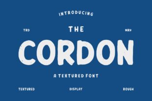 Cordon: A Display Font Designed for Creative Branding
