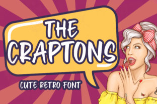 Craptons: A Retro Display Font for Distinctive Branding