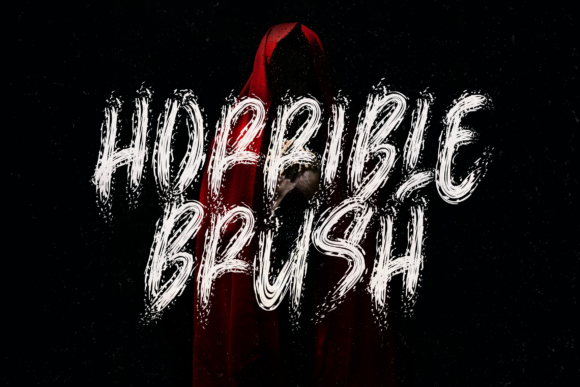 Horrible Brush: The Bold Display Font for Digital Drama