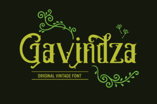 How Gavindza Became My Favorite Vintage Font for Digital Projects