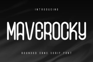 Maverocky: The Display Font for Bold Editorial Personality