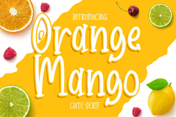 Orange Mango: A Font That Sweetens Your Brand's Look