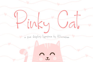 Pinky Cat Font: A Playful Typography Asset for Crafters