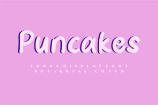 Puncakes: A Sweet Display Font for Modern Digital Experiences