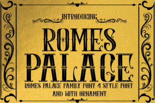 Romes Palace: A Display Font for Digital Brand Personality