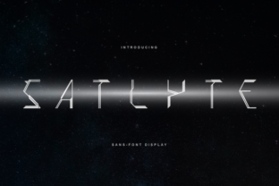 Satlyte Font: A Digital Display Typeface Built for Modern Marketing