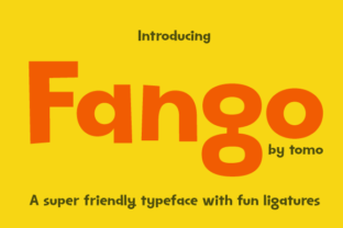 Tomo Fango: A Friendly Font for Editorial Character