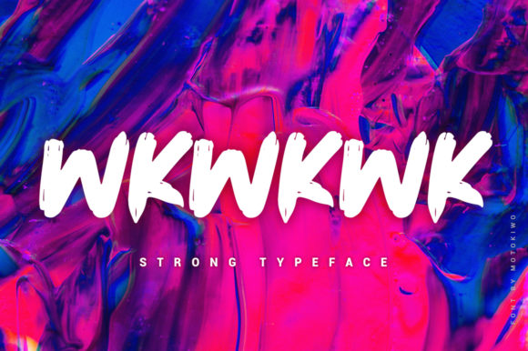 Wkwkwk: A Bold Display Font for Editorial Projects